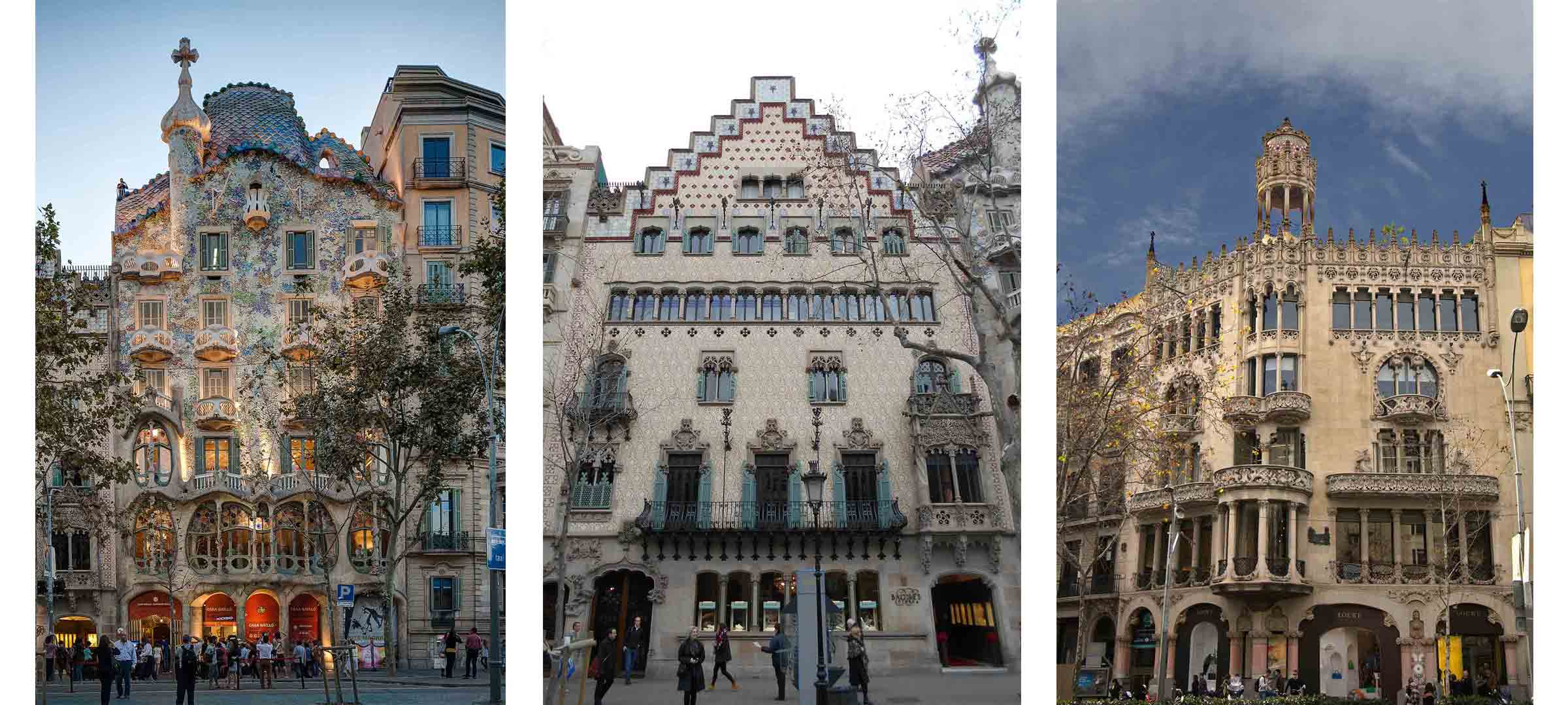 Casa Batllo, Casa Amatller & Casa Lleo Morera