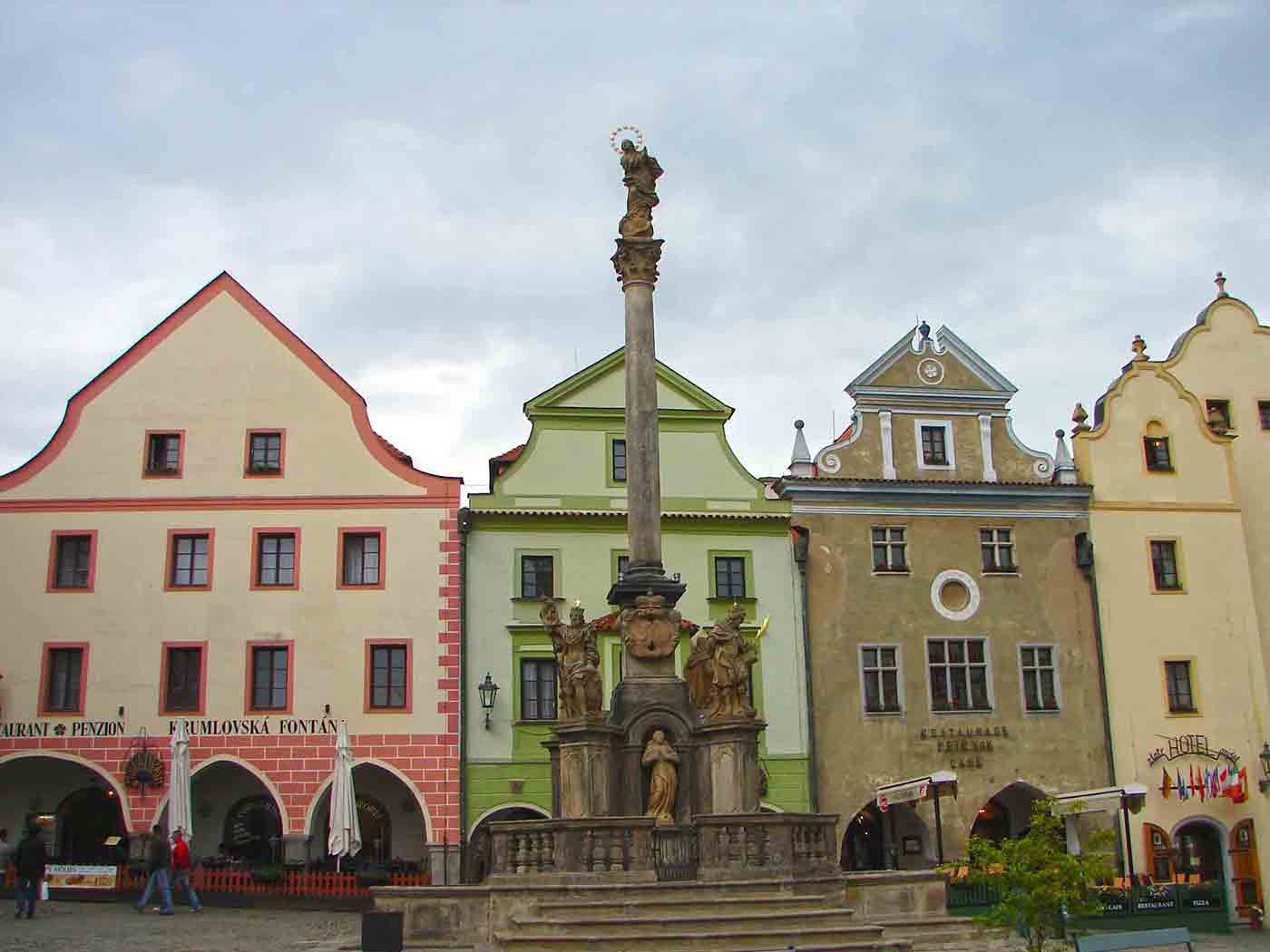 Cesky Krumlov Town Center