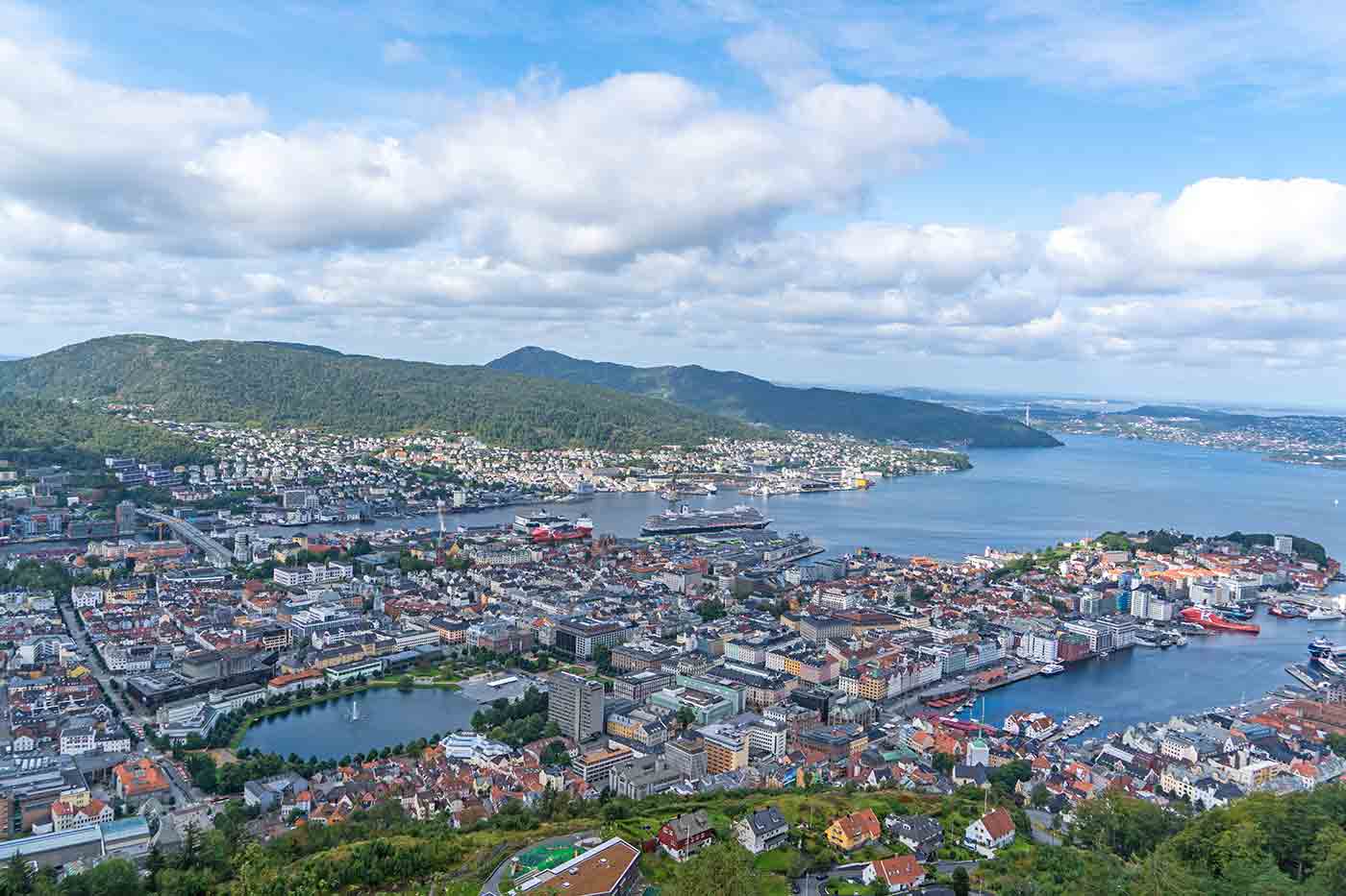 Mount Floyen and the Funicular