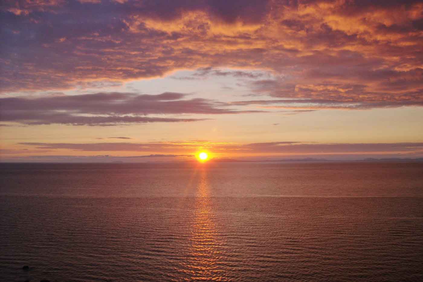 Sunset View over Cardigan Bay