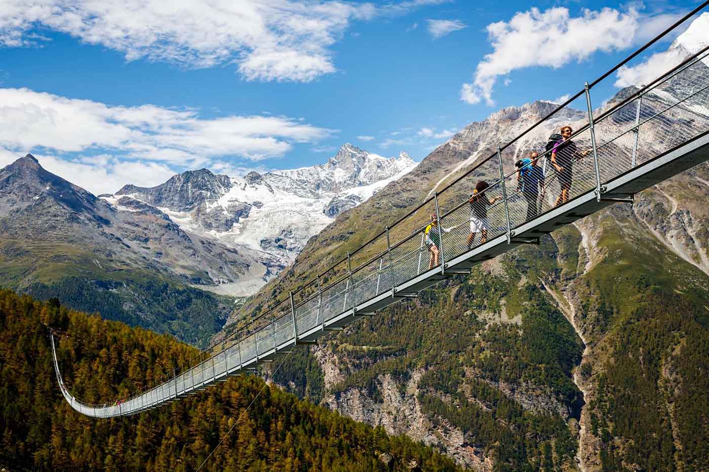 Charles Kuonen Suspension Bridge (Hängebrücke)