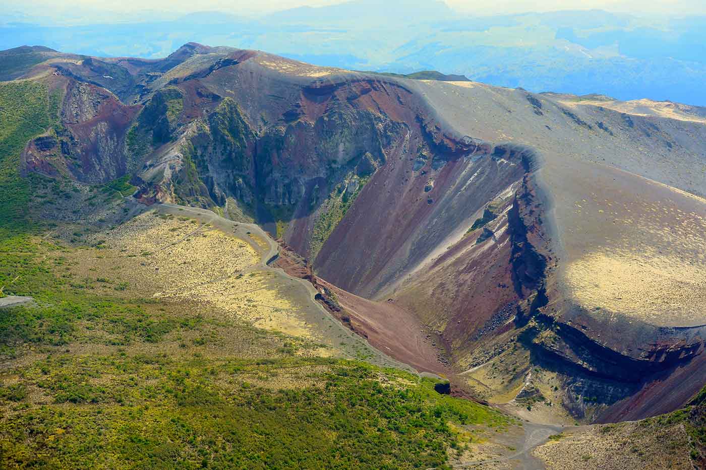 Mt. Tarawera Volcano
