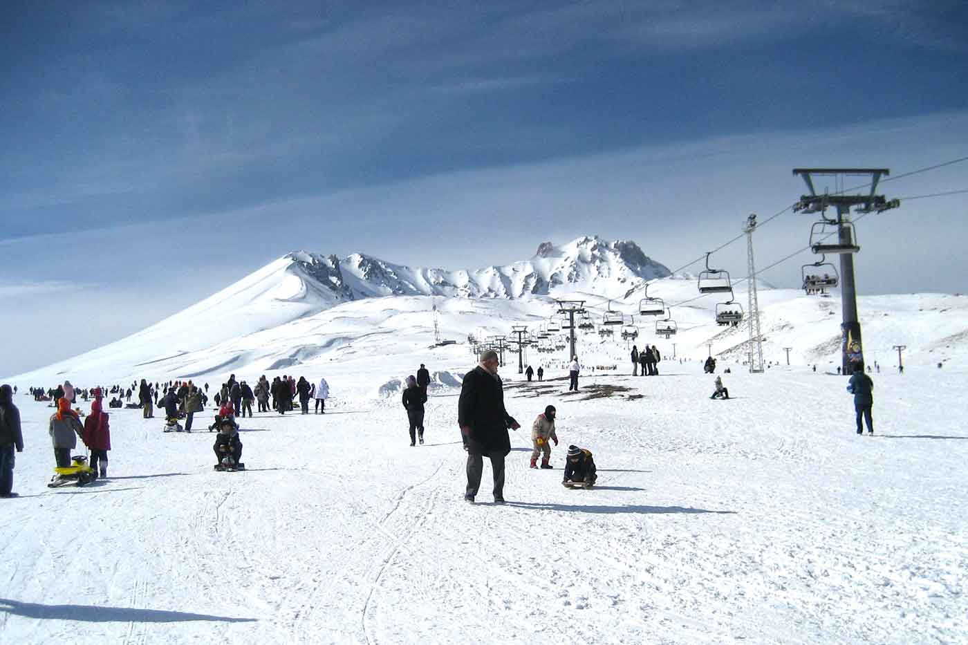 Skiing in Cappadocia