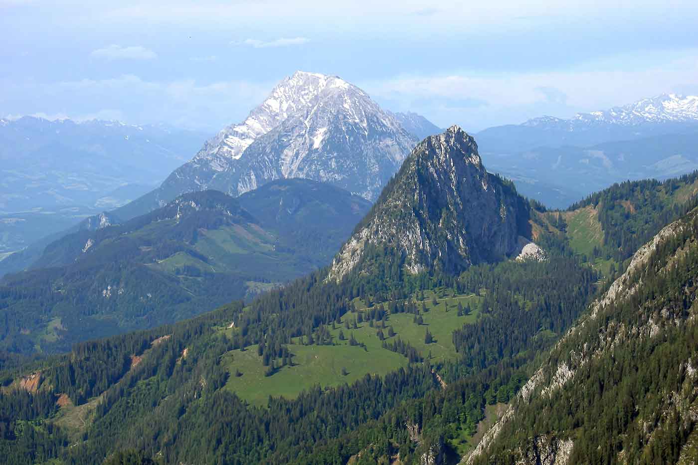 alpine mountain peaks
