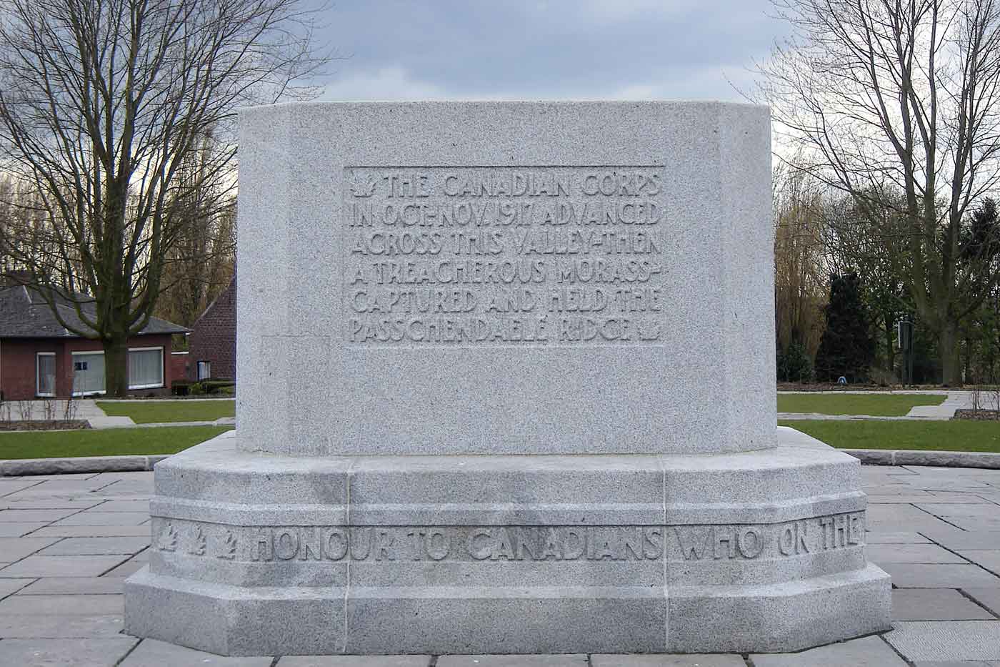 Passchendaele Canadian Memorial