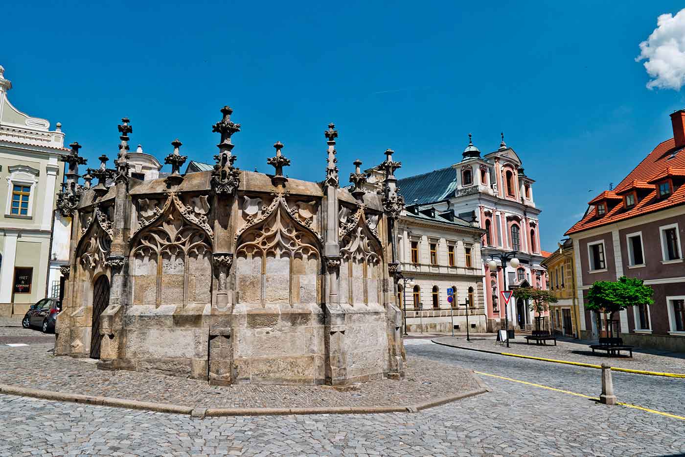 Gothic Stone Fountain