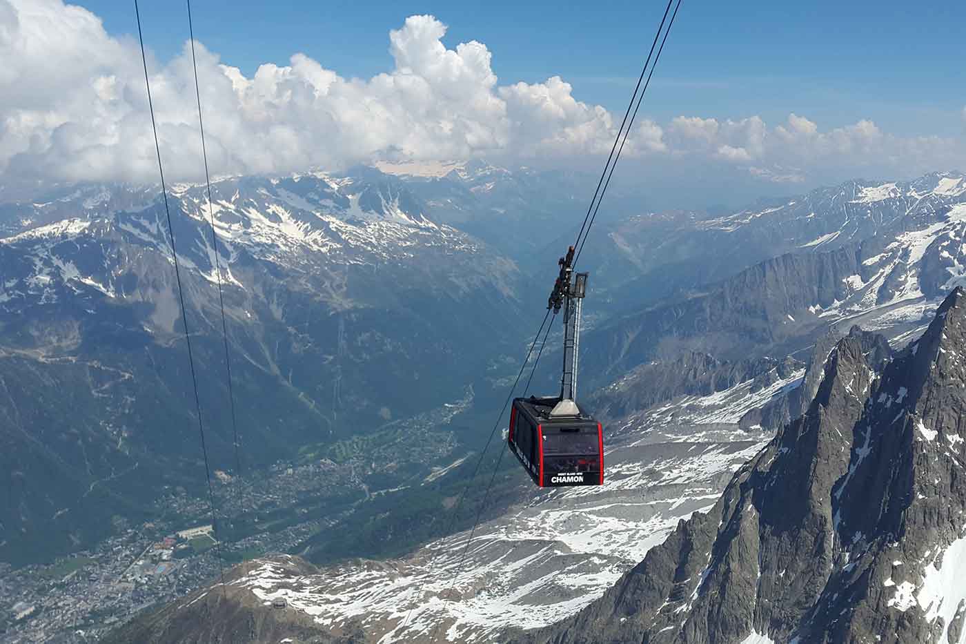 Aiguille du Midi Cable Car Ride