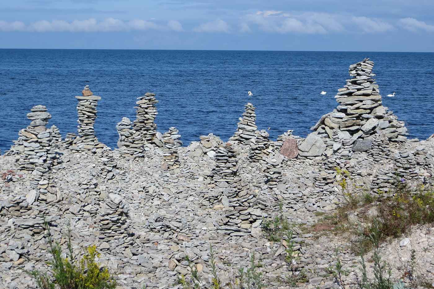 Stone Towers on Ohessaare Cliff